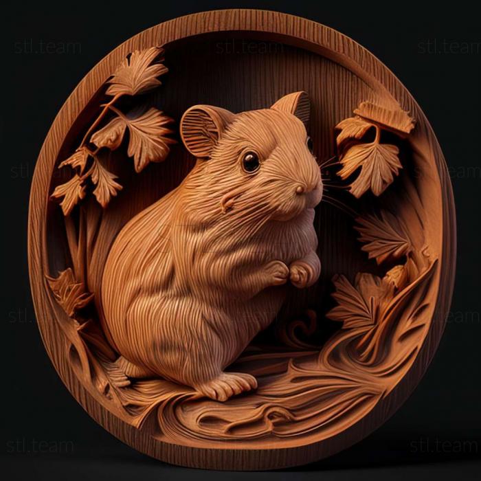 3D model hamster (STL)